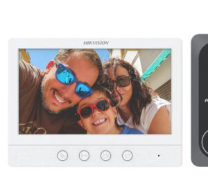 hikvision kit de vídeo porteiro hd de 4 fios